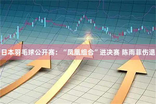 日本羽毛球公开赛:“凤凰组合”进决赛 陈雨菲伤退